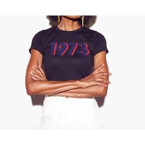 NEW PRINKSHOP 1973 retro tee in black